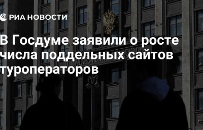 В Госдуме заявили о росте числа поддельных сайтов туроператоров