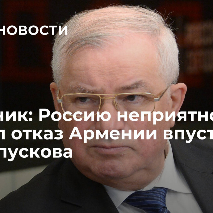 Источник: Россию неприятно удивил отказ Армении впустить Кривопускова