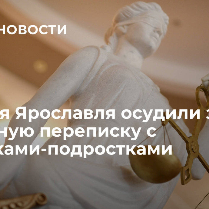 Жителя Ярославля осудили за интимную переписку с девочками-подростками