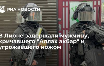 В Лионе задержали мужчину, кричавшего "Аллах акбар" и угрожавшего ножом