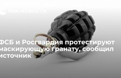 ФСБ и Росгвардия протестируют маскирующую гранату, сообщил источник