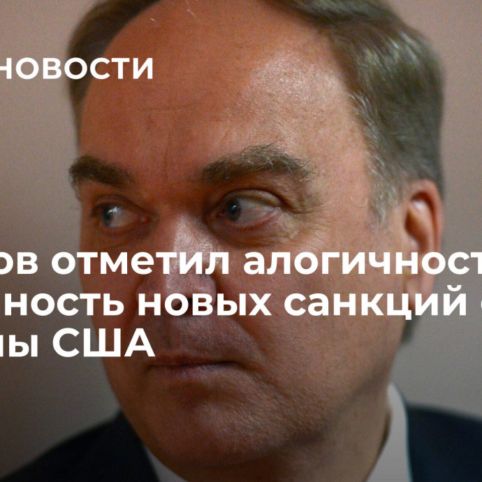 Антонов отметил алогичность и хаотичность новых санкций со стороны США