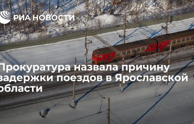 Прокуратура назвала причину задержки поездов в Ярославской области