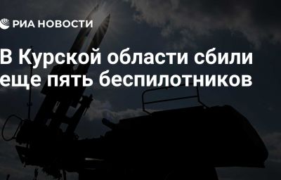 В Курской области сбили еще пять беспилотников