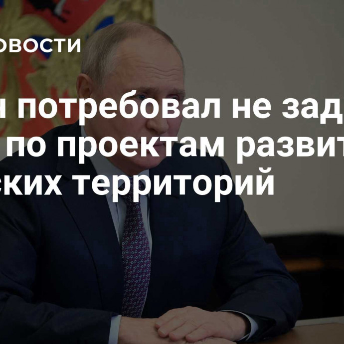 Путин потребовал не задирать цены по проектам развития сельских территорий