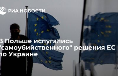 В Польше испугались "самоубийственного" решения ЕС по Украине