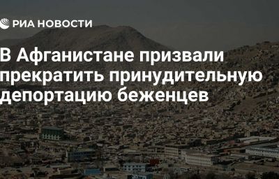 В Афганистане призвали прекратить принудительную депортацию беженцев