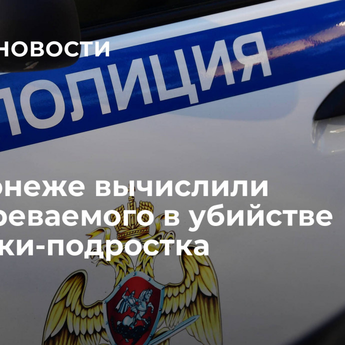 В Воронеже вычислили подозреваемого в убийстве девушки-подростка