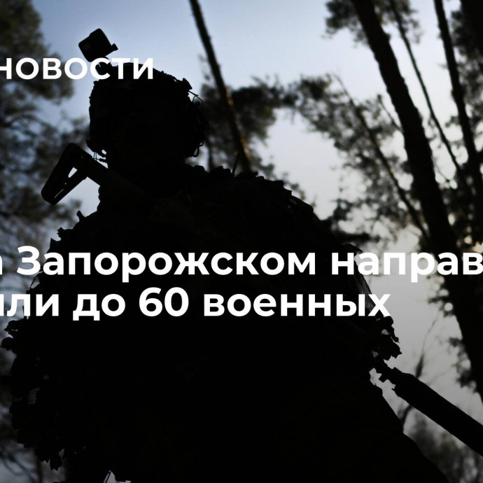 ВСУ на Запорожском направлении потеряли до 60 военных