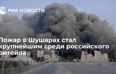 Пожар в Шушарах стал крупнейшим среди российского ритейла