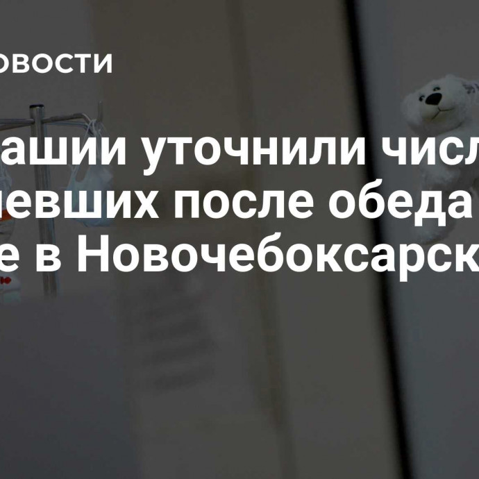 В Чувашии уточнили число заболевших после обеда в школе в Новочебоксарске