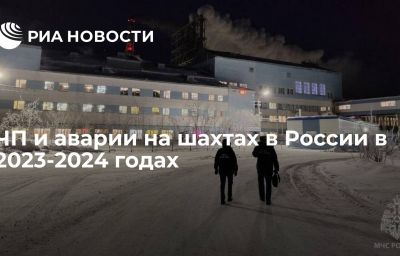 ЧП и аварии на шахтах в России в 2023-2024 годах