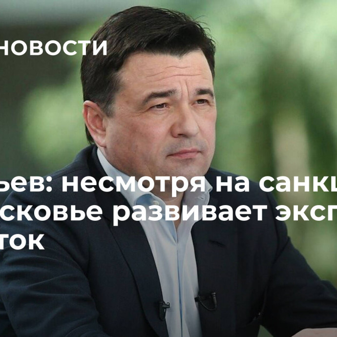 Воробьев: несмотря на санкции, Подмосковье развивает экспорт на восток