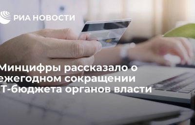 Минцифры рассказало о ежегодном сокращении IT-бюджета органов власти