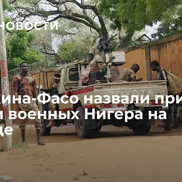 В Буркина-Фасо назвали причину гибели военных Нигера на границе