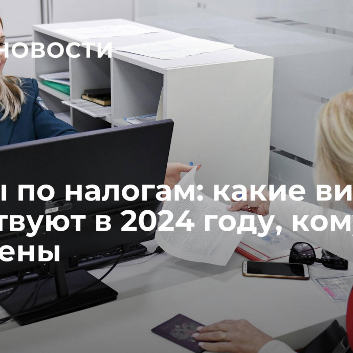 Льготы по налогам: какие виды существуют в 2024 году, кому положены