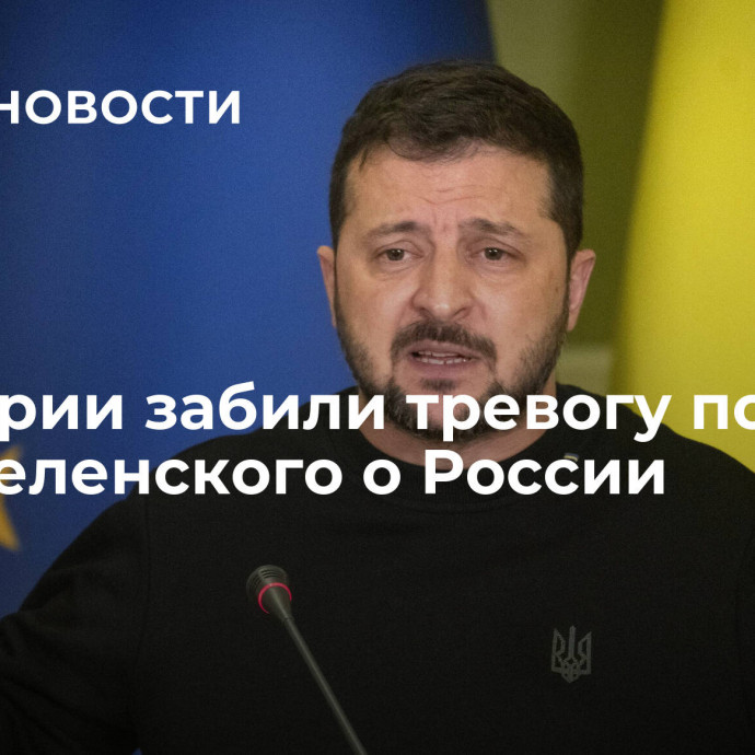 В Австрии забили тревогу после слов Зеленского о России