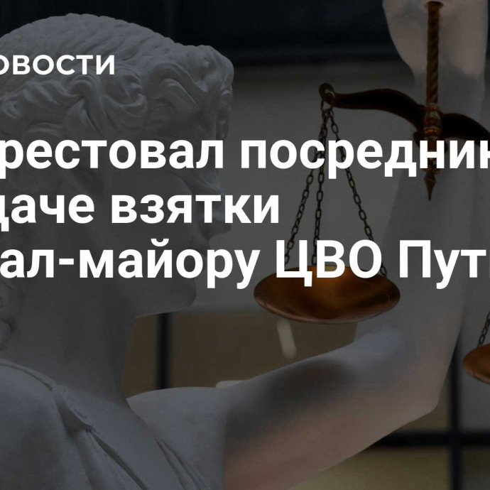 Суд арестовал посредника в передаче взятки генерал-майору ЦВО Путилову