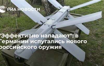 "Эффективно нападают": в Германии испугались нового российского оружия