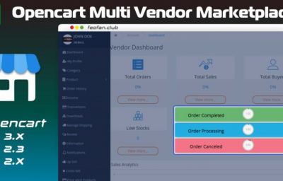 Opencart Multi Vendor Marketplace VIP