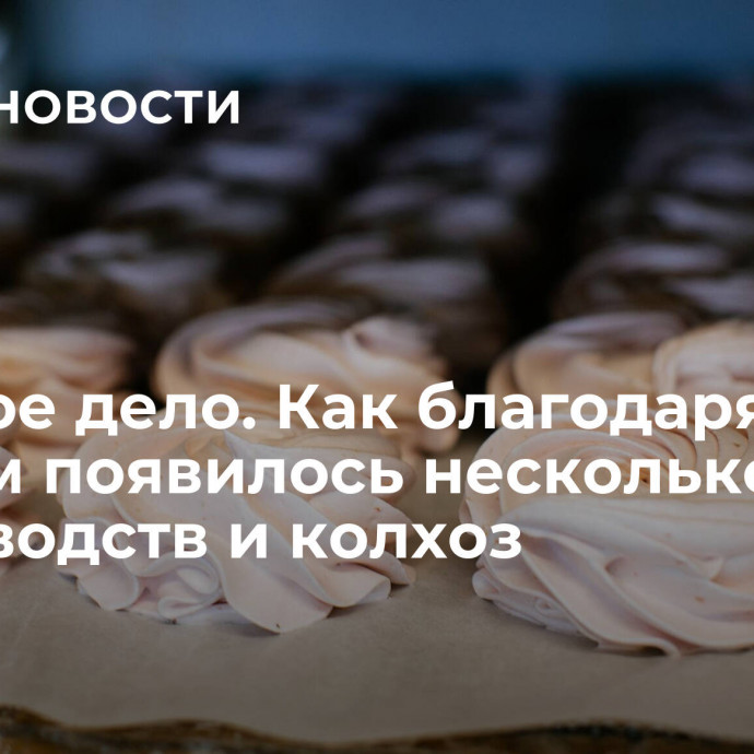 Вкусное дело. Как благодаря музеям появилось несколько производств и колхоз