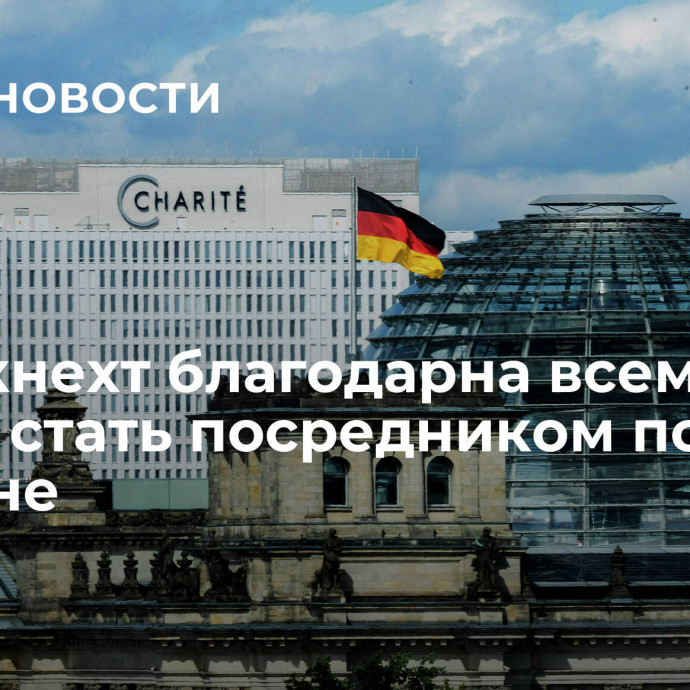 Вагенкнехт благодарна всем, кто может стать посредником по Украине