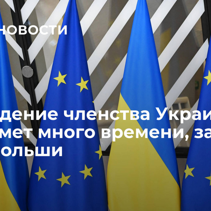 Обсуждение членства Украины в ЕС займет много времени, заявил МИД Польши