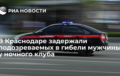 В Краснодаре задержали подозреваемых в гибели мужчины у ночного клуба