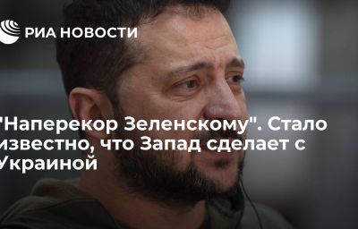 "Наперекор Зеленскому". Стало известно, что Запад сделает с Украиной