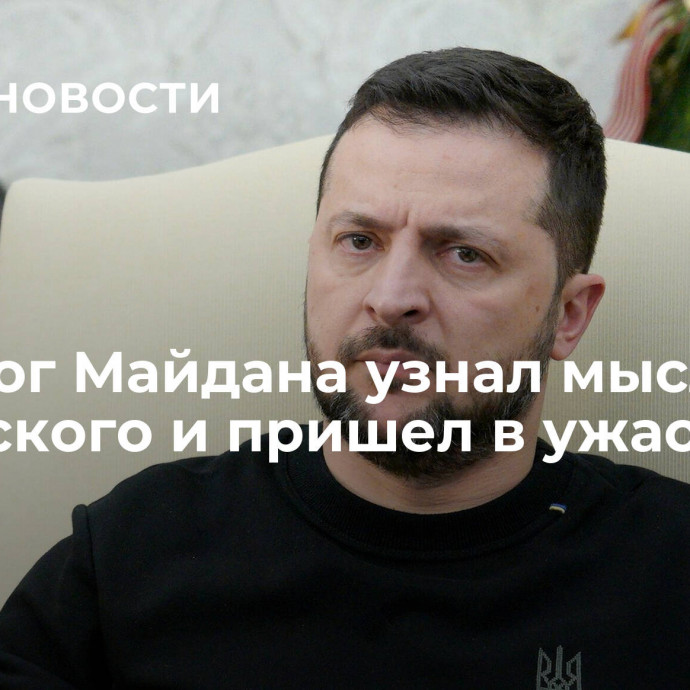 Идеолог Майдана узнал мысли Зеленского и пришел в ужас