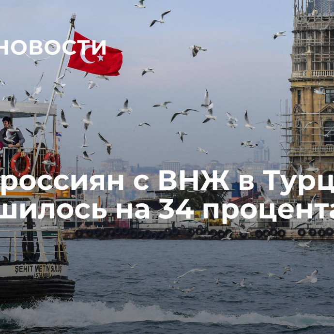 Число россиян с ВНЖ в Турции уменьшилось на 34 процента