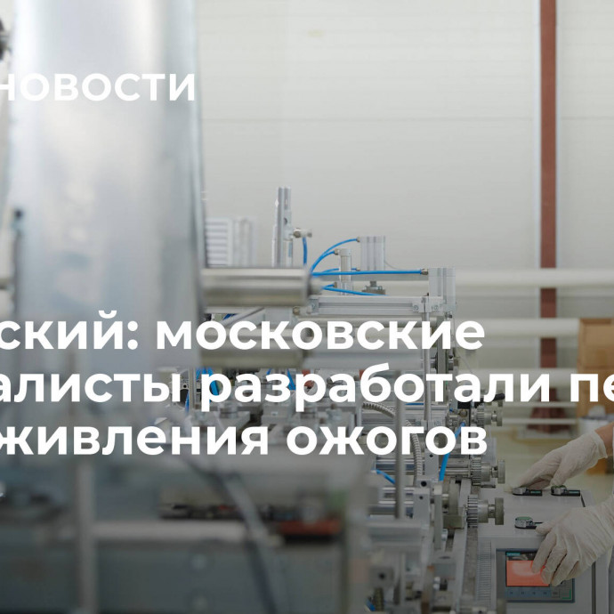 Овчинский: московские специалисты разработали пену для заживления ожогов