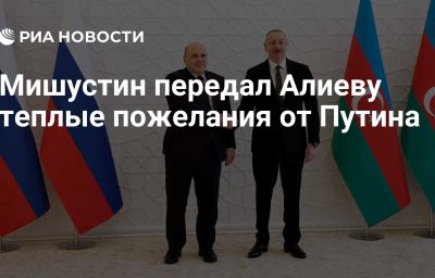 Мишустин передал Алиеву теплые пожелания от Путина