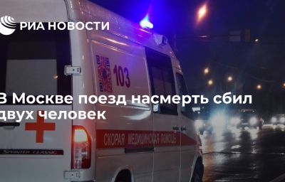 В Москве поезд насмерть сбил двух человек