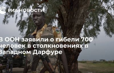 В ООН заявили о гибели 700 человек в столкновениях в Западном Дарфуре