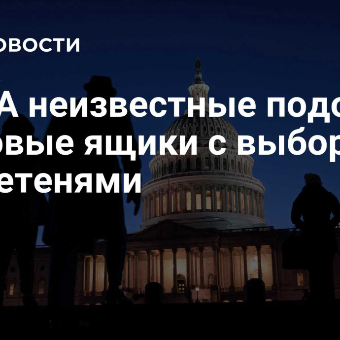 В США неизвестные подожгли почтовые ящики с выборными бюллетенями