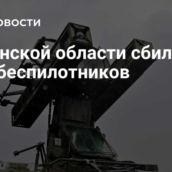 В Брянской области сбили еще пять беспилотников