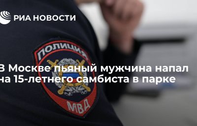 В Москве пьяный мужчина напал на 15-летнего самбиста в парке