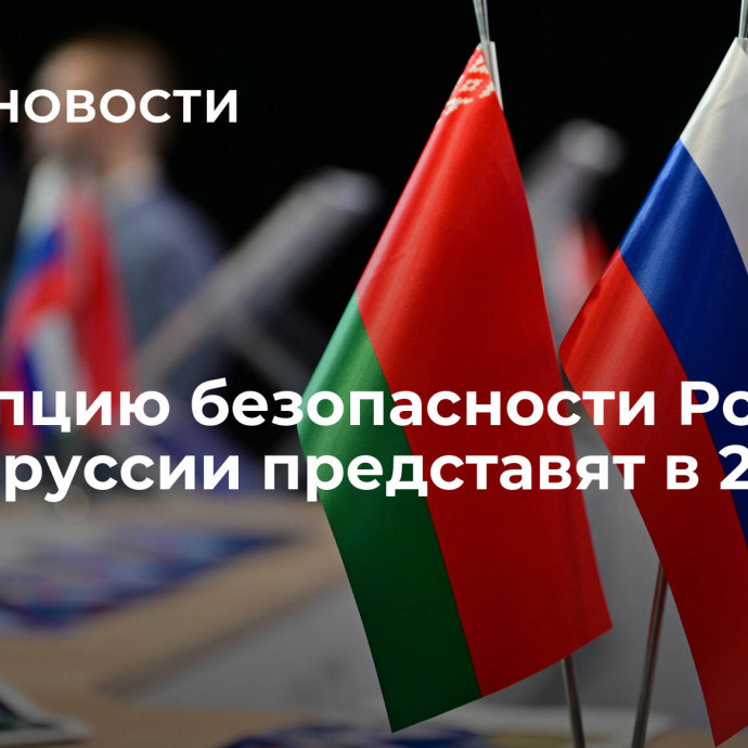 Концепцию безопасности России и Белоруссии представят в 2024 году