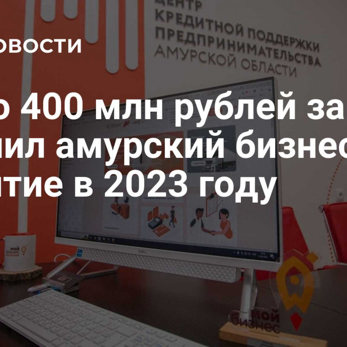 Около 400 млн рублей займов получил амурский бизнес на развитие в 2023 году