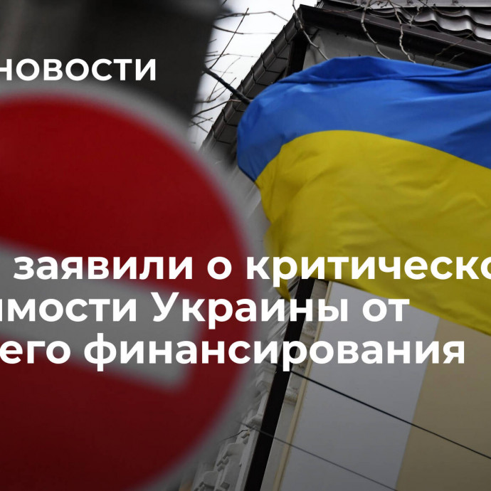 В Раде заявили о критической зависимости Украины от внешнего финансирования