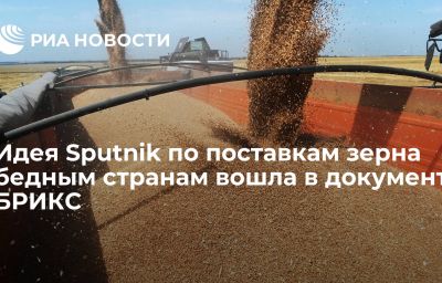 Идея Sputnik по поставкам зерна бедным странам вошла в документ БРИКС