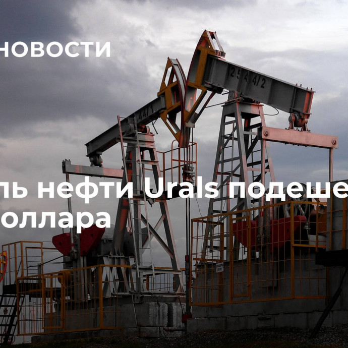 Баррель нефти Urals подешевел до 79,23 доллара