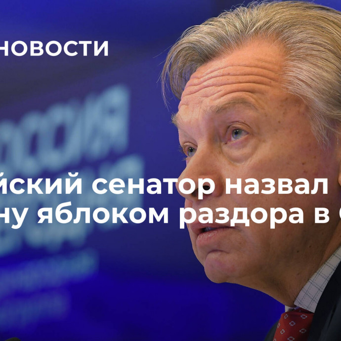 Российский сенатор назвал Украину яблоком раздора в США