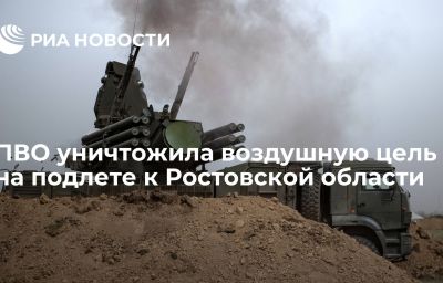 ПВО уничтожила воздушную цель на подлете к Ростовской области