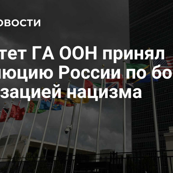 Комитет ГА ООН принял резолюцию России по борьбе с героизацией нацизма