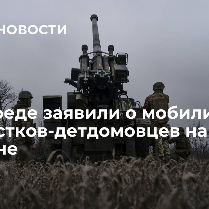 В Совфеде заявили о мобилизации подростков-детдомовцев на Украине