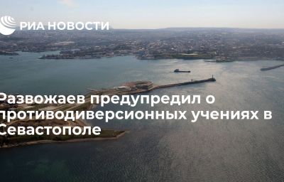 Развожаев предупредил о противодиверсионных учениях в Севастополе