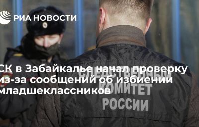 СК в Забайкалье начал проверку из-за сообщений об избиении младшеклассников