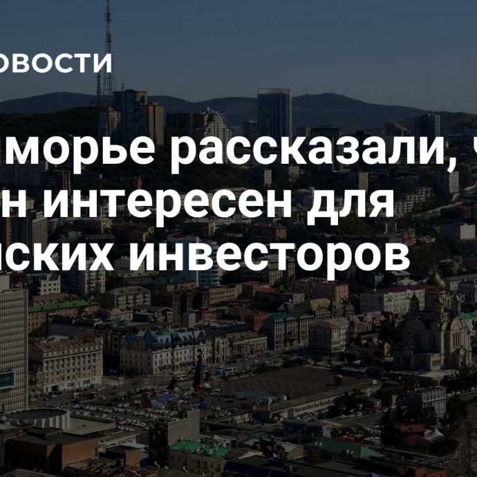 В Приморье рассказали, чем регион интересен для китайских инвесторов